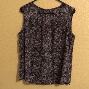 Black/Gray snake print blouse